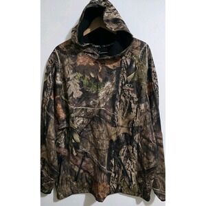 Mossy Oak Country Mens Sz L/XL Camouflage Pullover Hoodie Hunting Outdoor Hike